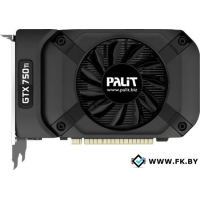 Видеокарта Palit GeForce GTX 750 Ti StormX OC 2GB GDDR5 (NE5X75TS1341-1073F)