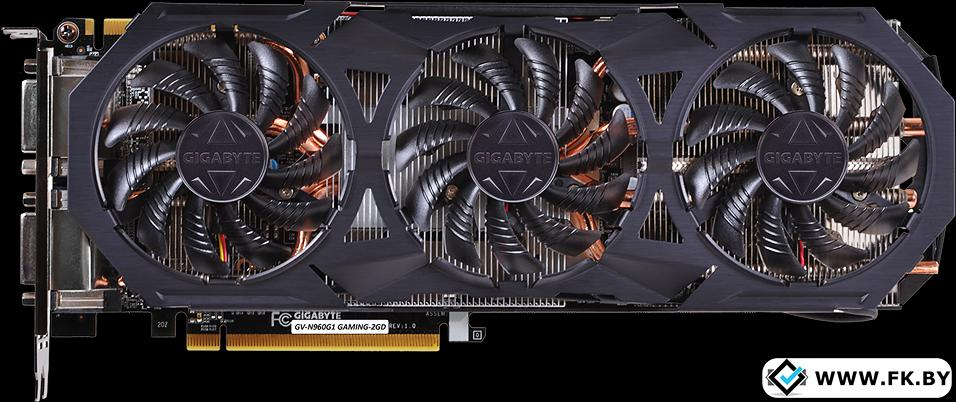 Видеокарта Gigabyte GeForce GTX 960 2GB GDDR5 (GV-N960G1 Gaming