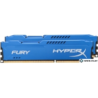 Оперативная память Kingston HyperX Fury Blue 2x8GB KIT DDR3 PC3-12800 (HX316C10FK2/16)