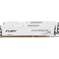 Оперативная память Kingston HyperX Fury White 2x8GB KIT DDR3 PC3-12800 (HX316C10FWK2/16)