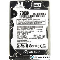 Жесткий диск WD Black 750GB (WD7500BPKX)
