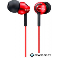 Гарнитура Sony MDR-EX110AP Red