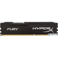 Оперативная память Kingston HyperX Fury Black 8GB DDR3 PC3-10600 (HX313C9FB/8)