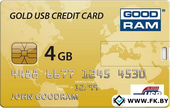 Usb Flash Goodram Gold Usb Credit Card 4gb Pd4gh2grccpr9 Kupit Usb Flash Goodram Gold Usb Credit Card 4gb Pd4gh2grccpr9 V Minske Dostavka Po Belarusi Ceny Na Fleshki