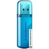 USB Flash Silicon-Power Helios 101 Blue 64GB (SP064GBUF2101V1B)