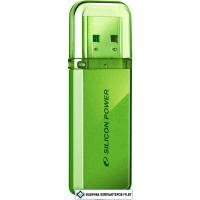 USB Flash Silicon-Power Helios 101 Green 64GB (SP064GBUF2101V1N)