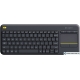 Клавиатура Logitech Wireless Touch Keyboard K400 Plus Black (920-007147)