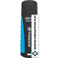 USB Flash Transcend JetFlash 810 32GB Black-Blue (TS32GJF810)