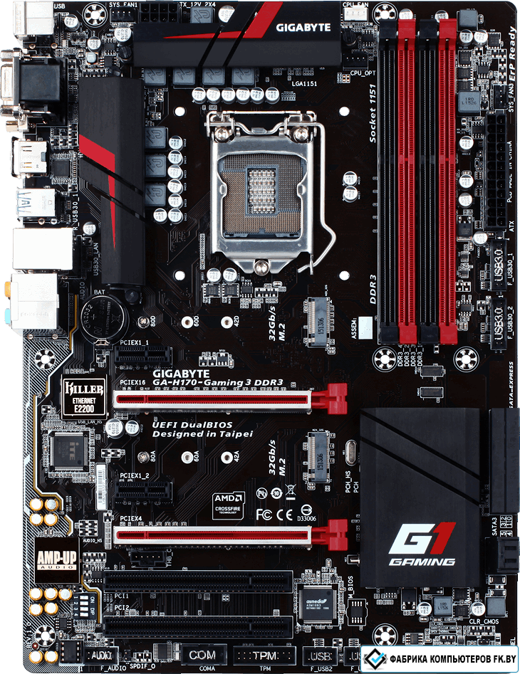 Gigabyte GA H170 Gaming 3 DDR3 rev. 1.0 Gigabyte GA H170 Gaming 3 DDR3 rev. 1.0