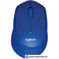 Мышь Logitech M330 Silent Plus (синий) [910-004910]