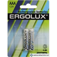 Аккумуляторы Ergolux AA 1100mAh 2 шт. [NHAAA1100BL2]