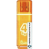 USB Flash Smart Buy 4GB Glossy Orange (SB4GBGS-Or)