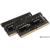 Оперативная память Kingston HyperX Impact 2x8GB DDR4 SODIMM PC4-19200 [HX424S14IB2K2/16]