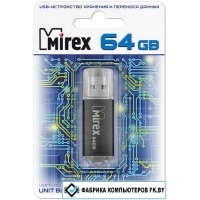 USB Flash Mirex UNIT BLACK 64GB (13600-FMUUND64)