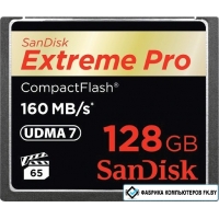 Карта памяти SanDisk Extreme Pro CompactFlash 128GB [SDCFXPS-128G-X46]