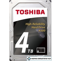 Жесткий диск Toshiba N300 4TB [HDWQ140EZSTA]