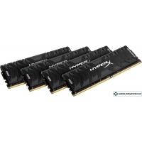 Оперативная память Kingston HyperX Predator 4x4GB DDR4 PC4-25600 [HX432C16PB3K4/16]