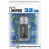 USB Flash Mirex UNIT BLACK 32GB (13600-FMUUND32)