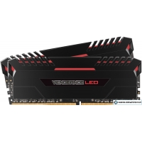 Оперативная память Corsair Vengeance Red LED 2x16GB DDR4 PC4-24000 CMU32GX4M2D3000C16R