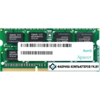 Оперативная память Apacer 4GB DDR3 SODIMM PC3-12800 AS04GFA60CAQBGJ