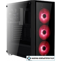 Корпус AeroCool Quartz Red