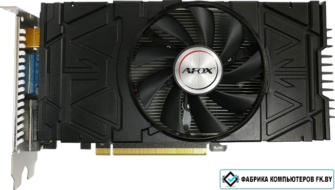 Видеокарта AFOX GeForce GTX 750 Ti 2GB GDDR5 AF750TI-2048D5H5-V6