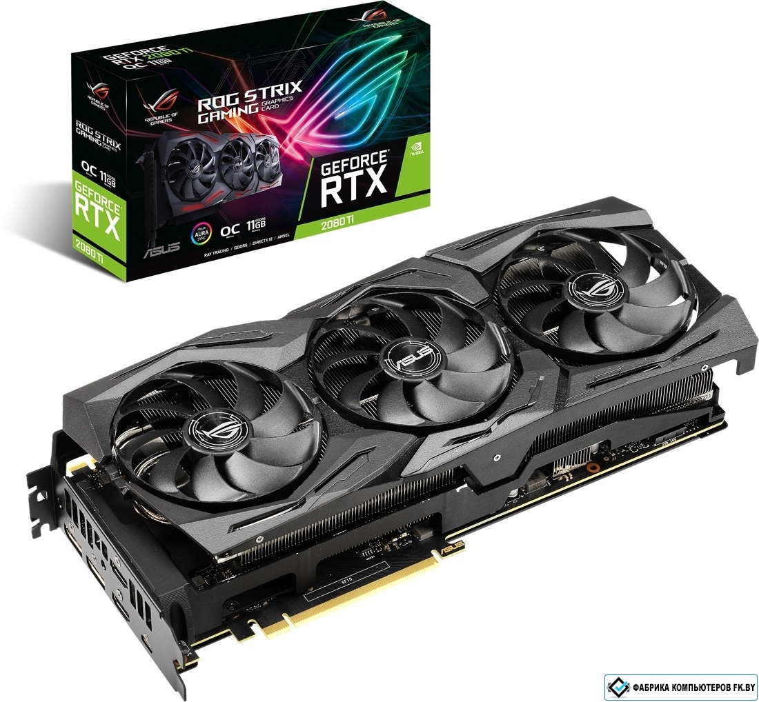 Видеокарта ASUS ROG Strix GeForce RTX 2080 Ti OC 11GB GDDR6 ROG