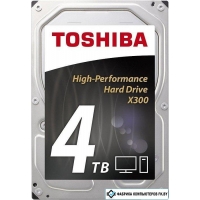 Жесткий диск Toshiba X300 4TB [HDWE140EZSTA]