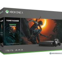 Игровая приставка Microsoft Xbox One X 1TB + Shadow of the Tomb Raider
