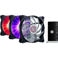 Кулер для корпуса Cooler Master MasterFan Pro 120 Air Balance RGB (3 шт., с контроллером)