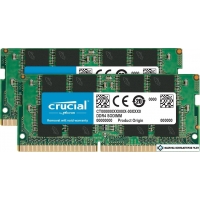 Оперативная память Crucial 2x4GB DDR4 SODIMM PC4-19200 CT2K4G4SFS824A