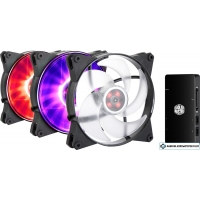 Вентилятор для корпуса Cooler Master MasterFan Pro 140 Air Pressure RGB (с контроллером)