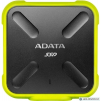 Внешний накопитель A-Data SD700 1TB (черный/желтый)