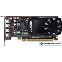 Видеокарта PNY Quadro P1000 DVI 4GB GDDR5 [VCQP1000BLK-1]