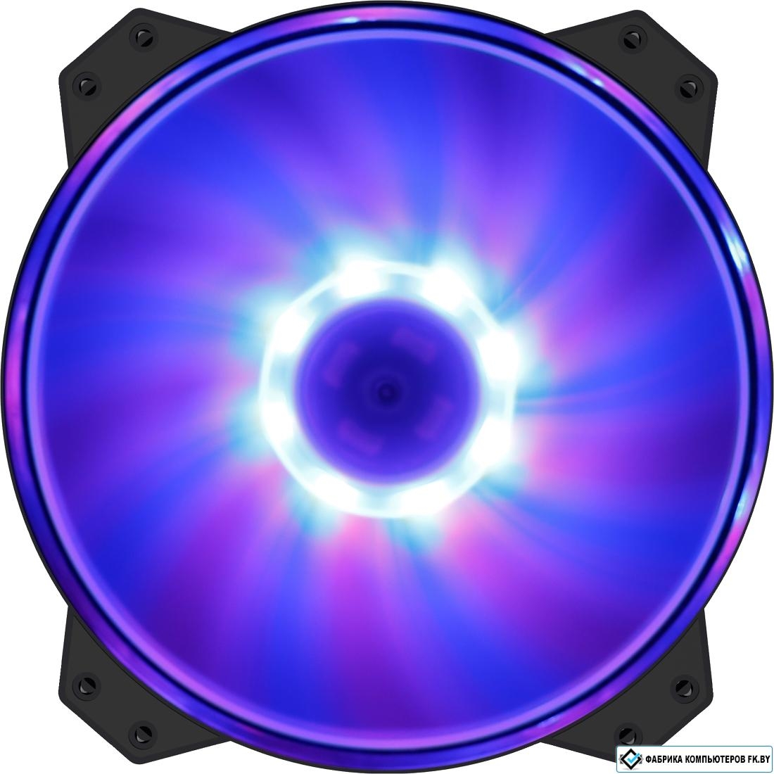 Rgb r. MASTERFAN mf200r RGB. Вентилятор Cooler Master MASTERFAN mf200r RGB. Cooler Master Master Fan mf200r RGB. Вентилятор 200мм для корпуса RGB.