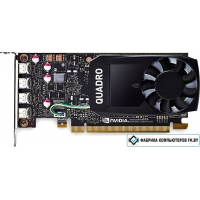 Видеокарта PNY Quadro P1000 4GB GDDR5 VCQP1000-BLS