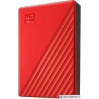 Внешний накопитель WD My Passport 4TB WDBPKJ0040BRD