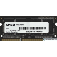 Оперативная память AMD Radeon Entertainment 2GB DDR3 SO-DIMM (R532G1601S1S-UO)