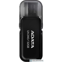 USB Flash A-Data UV240 32GB (черный)