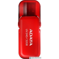 USB Flash A-Data UV240 32GB (красный)