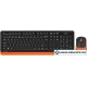 Клавиатура + мышь A4Tech Fstyler FG1010 (черный/оранжевый) Клавиатура + мышь A4Tech Fstyler FG1010 (черный/оранжевый)