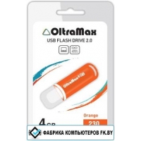 USB Flash Oltramax 230 4GB (оранжевый) [OM-4GB-230-Orange]