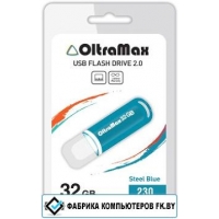 USB Flash Oltramax 230 32GB (бирюзовый) [OM-32GB-230-St Blue]