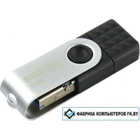 USB Flash Smart Buy Double 32GB SB32GBTRIO (черный)