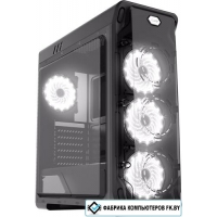 Корпус GameMax StarLight (черный, белая подсветка)