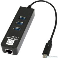 USB-хаб 5bites UA3C-45-10BK