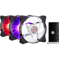 Вентилятор для корпуса Cooler Master MasterFan Pro 120 Air Pressure RGB MFY-P2DC-153PC-R1 (3 шт)
