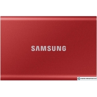 Внешний накопитель Samsung T7 500GB (красный)