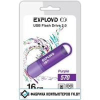 USB Flash Exployd 570 16GB (фиолетовый) [EX-16GB-570-Purple]