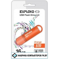 USB Flash Exployd 570 16GB (оранжевый) [EX-16GB-570-Orange]